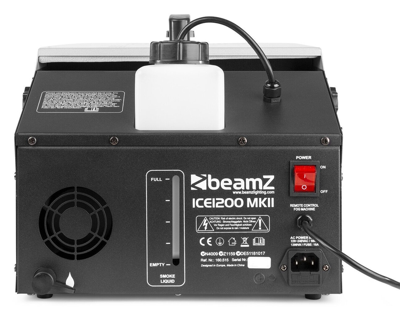 BeamZ ICE1200 MKII matalasumukone hinta ja tiedot | Juhlakoristeet | hobbyhall.fi