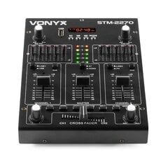 Vonyx STM2270 4-kanavainen mikseriääniefektit USB/MP3/BT hinta ja tiedot | Vonyx Kodinkoneet ja kodinelektroniikka | hobbyhall.fi