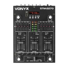 Vonyx STM2270 4-kanavainen mikseriääniefektit USB/MP3/BT hinta ja tiedot | Vonyx Ääni- ja videolaitteet | hobbyhall.fi