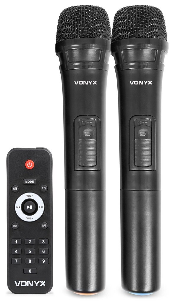 Vonyx SPJ-PA915 kannettava äänijärjestelmä ABS 15" 2 UHF/USB/MP3 hinta ja tiedot | Kaiuttimet | hobbyhall.fi