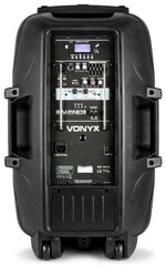 Vonyx SPJ-PA915 kannettava äänijärjestelmä ABS 15" 2 UHF/USB/MP3 hinta ja tiedot | Kaiuttimet | hobbyhall.fi