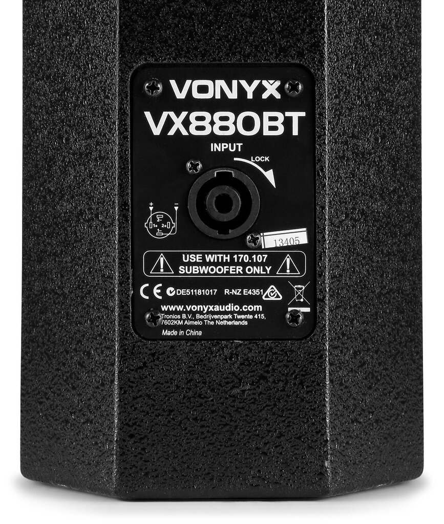 Vonyx VX880BT 2.1 aktiivinen kaiutinsarja hinta ja tiedot | Kaiuttimet | hobbyhall.fi