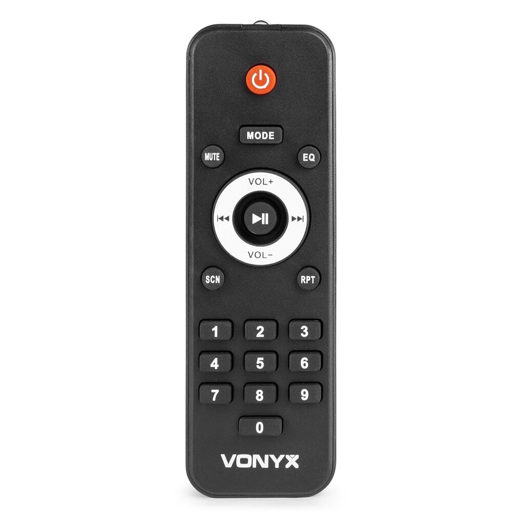 Vonyx VSA08BT Bi-vahvistettu aktiivikaiutin 8" 250 W BT/MP3 hinta ja tiedot | Kaiuttimet | hobbyhall.fi