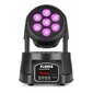 Fuzzix MHC706 Moving Head Wash 7x6W RGBW hinta ja tiedot | Juhlakoristeet | hobbyhall.fi