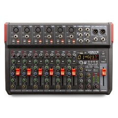 Vonyx VM-KG10 Music Mixer 10-kanavainen BT/DSP/USB-tallennus hinta ja tiedot | Vonyx Ääni- ja videolaitteet | hobbyhall.fi