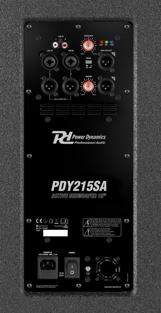 Power Dynamics PD612A aktiivikaiutin 12" hinta ja tiedot | Kaiuttimet | hobbyhall.fi