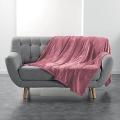 Douceur d'Intérieur Flanou -huopa, vaaleanpunainen-violetti, 180 x 220 cm hinta ja tiedot | Päiväpeitot ja huovat | hobbyhall.fi