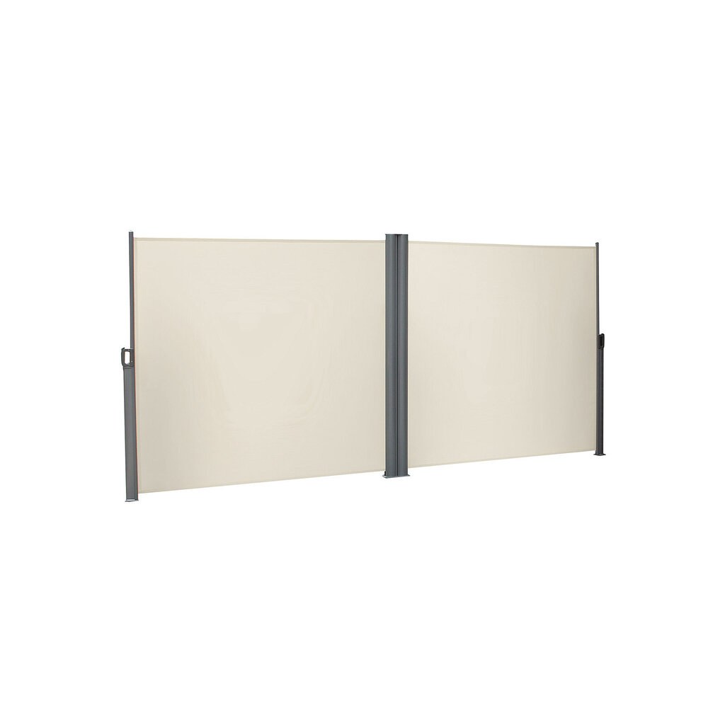 Markiisi molemmin puolin 180 x 600 cm beige hinta ja tiedot | Aurinkovarjot ja markiisit | hobbyhall.fi