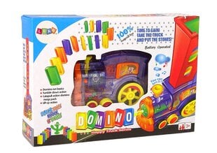 Domino-juna Lean Toys Happy Truck, 80 d. hinta ja tiedot | Kehittävät lelut | hobbyhall.fi