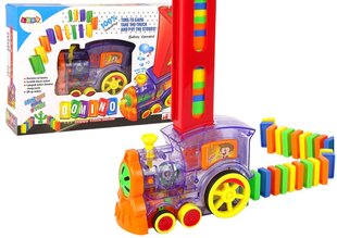 Domino-juna Lean Toys Happy Truck, 80 d. hinta ja tiedot | Kehittävät lelut | hobbyhall.fi