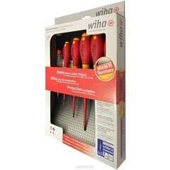 Ruuvimeisselisarja sähköasentajille WIHA SoftFinish Phillips (6 kpl) hinta ja tiedot | Käsityökalut | hobbyhall.fi