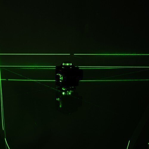 360° lineaarinen lasertaso hinta ja tiedot | Käsityökalut | hobbyhall.fi