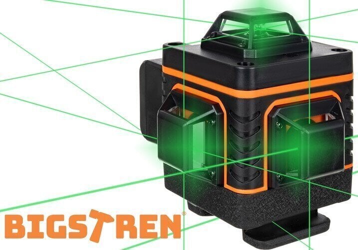 360° lineaarinen lasertaso hinta ja tiedot | Käsityökalut | hobbyhall.fi