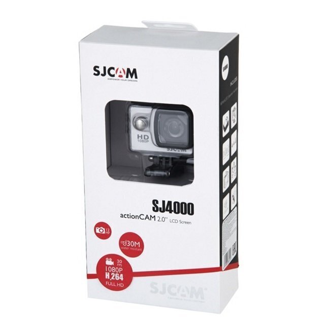 Sjcam SJ4000, valkoinen hinta ja tiedot | Action-kamerat | hobbyhall.fi