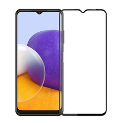 Suojalasi Hard Full Glue 5D - Samsung Galaxy A22 5G hinta ja tiedot | Näytönsuojakalvot ja -lasit | hobbyhall.fi