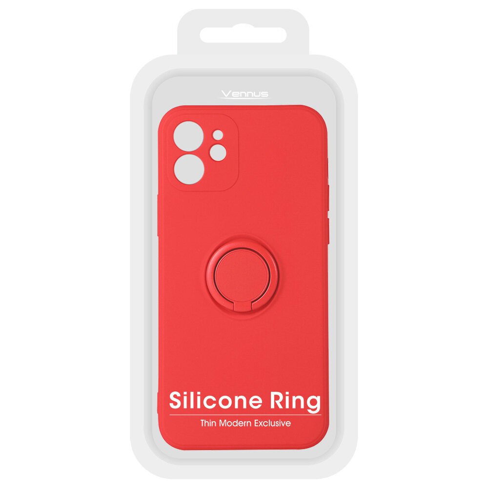 Puhelinkotelo V-Ring - Samsung Galaxy A13 5G, punainen hinta ja tiedot | Puhelimen kuoret ja kotelot | hobbyhall.fi