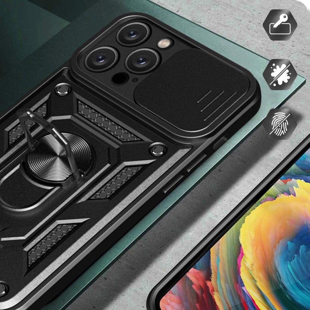 Nexeri CamShield Pro - iPhone 14 Pro Max , musta hinta ja tiedot | Puhelimen kuoret ja kotelot | hobbyhall.fi