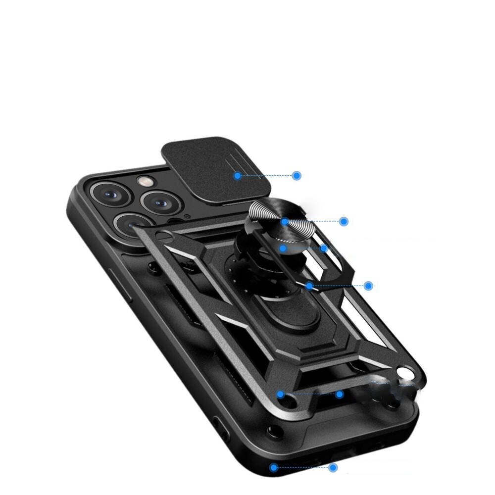 Nexeri CamShield Pro - iPhone 14 Pro , musta hinta ja tiedot | Puhelimen kuoret ja kotelot | hobbyhall.fi