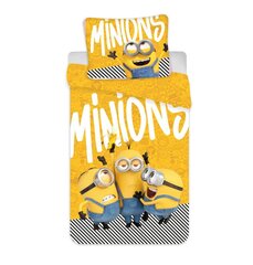 Minions-pussilakanasetti, 140 x 200 cm + 1 tyynyliina 70 x 90 cm hinta ja tiedot | Vuodevaatteet lapsille | hobbyhall.fi