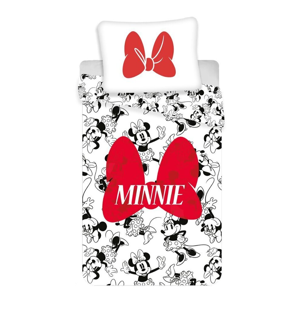 Minnie-pussilakanasetti, 140 x 200 cm + 1 tyynyliina 70 x 90 cm hinta ja tiedot | Vuodevaatteet lapsille | hobbyhall.fi