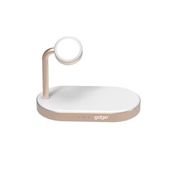 Langaton laturi GDGO GDMFDK07 3in1 MFI 10W type-c för iPhone14/13 iwatch AirPods QC3.0 ABS hinta ja tiedot | Puhelimen laturit | hobbyhall.fi