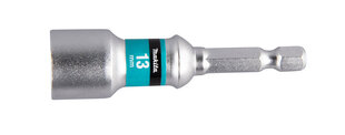 E-03486 Kuusiohylsy 13 mm magneettikiinnityksellä Impact Premier 1/4" kuusiokantakiinnitys Makita hinta ja tiedot | Käsityökalut | hobbyhall.fi