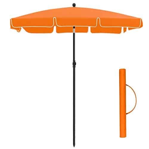 Taitettava sateenvarjo 200 x 125 cm hinta ja tiedot | Puutarhakalusteet | hobbyhall.fi