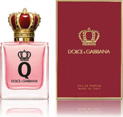 Dolce & Gabbana Dolce And Gabbana Q Eau De Parfum Spray 50ml hinta ja tiedot | Naisten hajuvedet | hobbyhall.fi