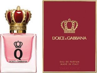 Dolce & Gabbana Dolce And Gabbana Q Eau De Parfum Spray 30ml hinta ja tiedot | Naisten hajuvedet | hobbyhall.fi