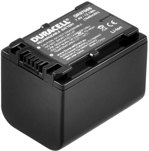 Duracell-akku, analogi, Sony NP - FV70 NP - FV90, 1640 mAh hinta ja tiedot | Kameran akut | hobbyhall.fi