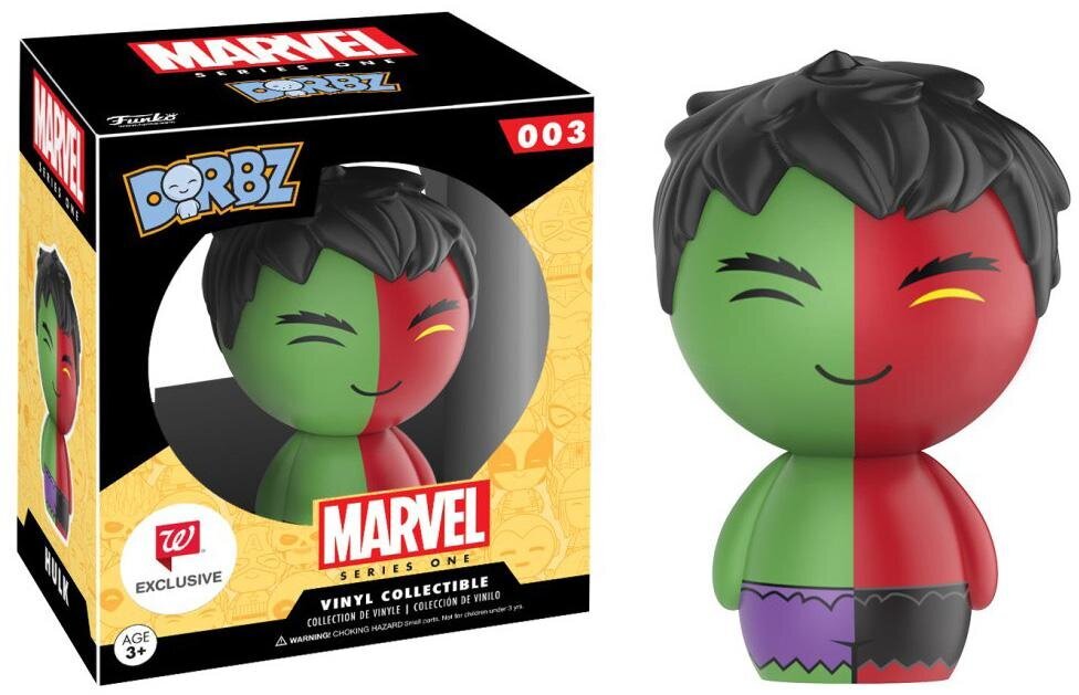 Funko Dorbz! Marvel Hulk -värit hinta ja tiedot | Poikien lelut | hobbyhall.fi