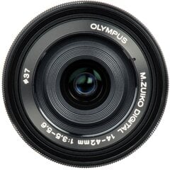 M.Zuiko Digital ED 14-42mm f/3.5-5.6 EZ, musta hinta ja tiedot | Olympus Puhelimet, älylaitteet ja kamerat | hobbyhall.fi