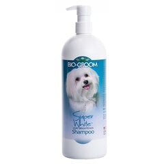 Bio Groom Super White shampoo valkoisen värisille koirille 355 ml hinta ja tiedot | Shampoot ja hoitoaineet lemmikeille | hobbyhall.fi