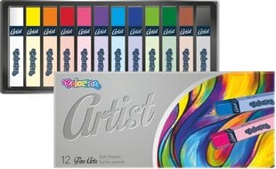 Pastelliliidut COLORINO Artist, 12 väriä, 65238PTR hinta ja tiedot | Colorino Lapset | hobbyhall.fi