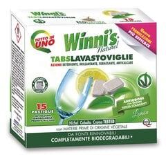 ECO Winni sitruksen tuoksuiset astianpesukonetabletit 15 kpl hinta ja tiedot | Winni's Kodin puhdistusaineet ja siivoustarvikkeet | hobbyhall.fi