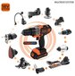 Monitoimilaite akulla Black&Decker MT218K 18V Multievo&trade hinta ja tiedot | Akkuporakoneet ja ruuvinvääntimet | hobbyhall.fi