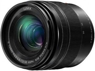 Objektiivi Panasonic Lumix G Vario 12-60mm f/3.5-5.6 Power OIS, musta hinta ja tiedot | Objektiivit | hobbyhall.fi