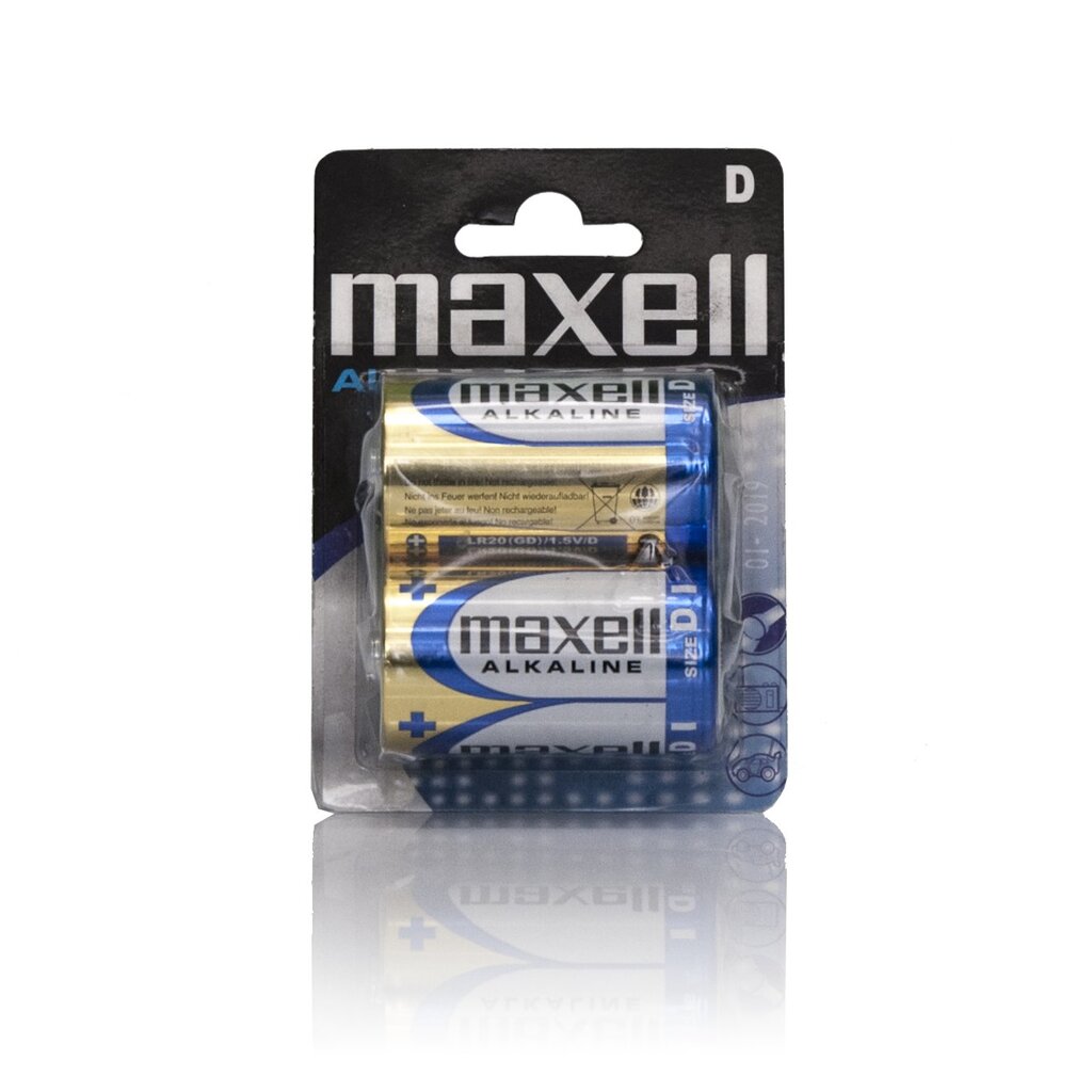 Paristot Maxell, 2 kpl hinta ja tiedot | Paristot | hobbyhall.fi