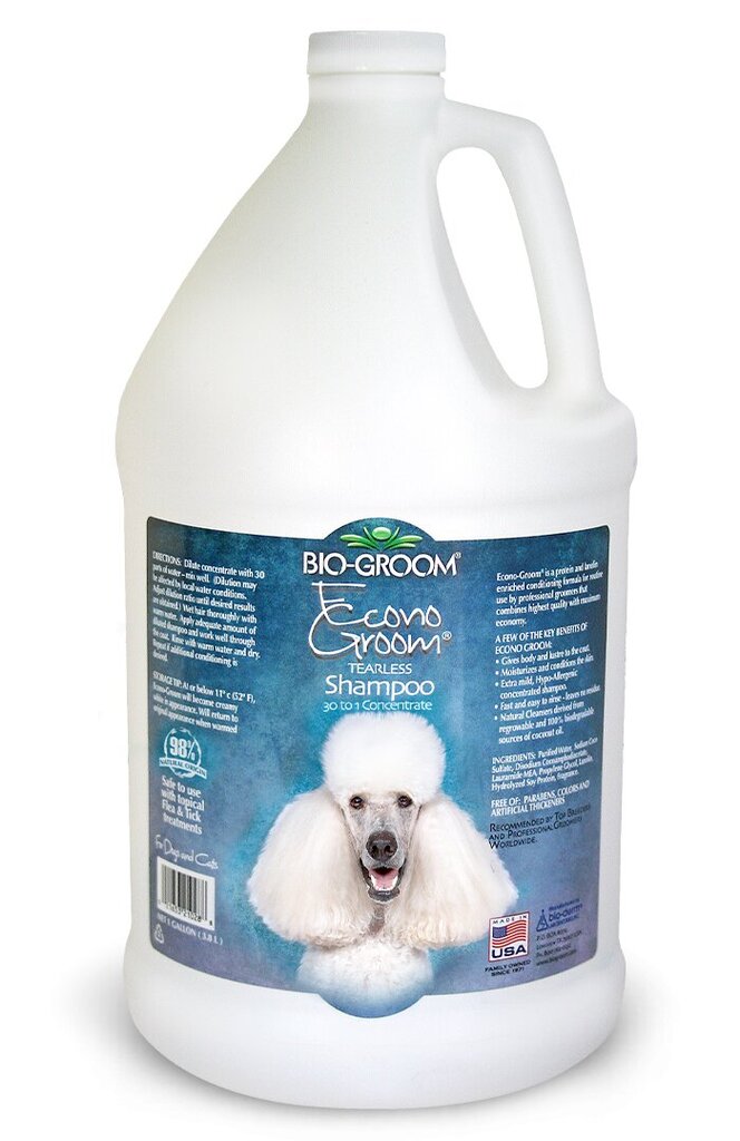Bio Groom Econogroom, shampoo 3,8 litraa hinta ja tiedot | Shampoot ja hoitoaineet lemmikeille | hobbyhall.fi