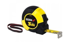 Dedra III 3 metrin mittainen mittanauha, 16 mm hinta ja tiedot | Käsityökalut | hobbyhall.fi