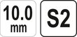 T-muotoinen kuusiokoloruuvinväännin kahvalla ja saranalla Yato 10 mm (YT-05594) hinta ja tiedot | Käsityökalut | hobbyhall.fi
