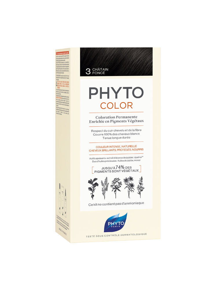 Phyto Color No.3.0 Hiusväri hinta ja tiedot | Hiusvärit | hobbyhall.fi
