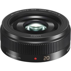 Panasonic LUMIX G 20mm -objektiivi / F1.7 II ASPH (H-H020AE-K) Black hinta ja tiedot | Objektiivit | hobbyhall.fi