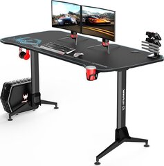 Ultradesk Grand Blue -pelipöytä, musta / sininen hinta ja tiedot | Ultradesk Huonekalut ja sisustus | hobbyhall.fi