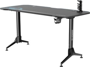 Ultradesk Grand Blue -pelipöytä, musta / sininen hinta ja tiedot | Ultradesk Toimistokalusteet | hobbyhall.fi