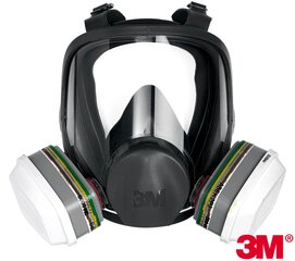 Täysi maski 6000-sarja. XA007708259 L, 3M hinta ja tiedot | Pään suojavarusteet | hobbyhall.fi