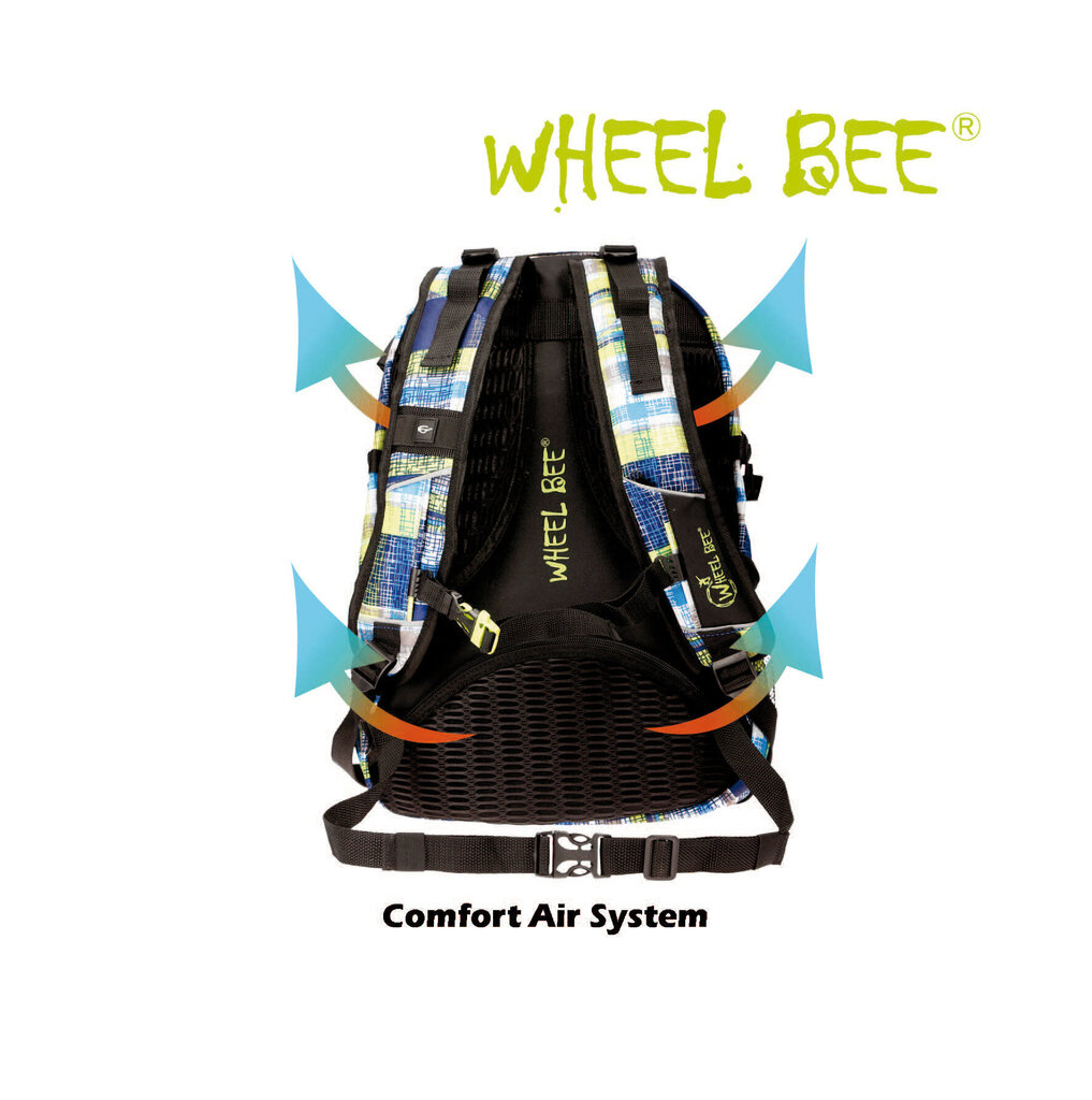 Wheel-Bee Generation Z -reppu, 30 l, vihreä hinta ja tiedot | Urheilukassit ja reput | hobbyhall.fi