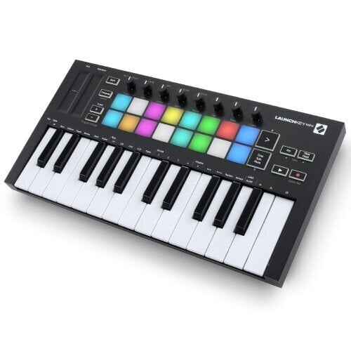 USB-ohjain Novation Launchkey Mini MK3 hinta ja tiedot | Lyömäsoittimet | hobbyhall.fi