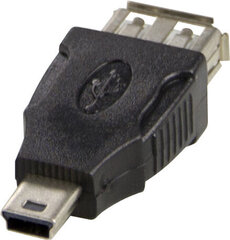 Adapter Deltaco USB-72 USB-A, Mini-B hinta ja tiedot | Adapterit | hobbyhall.fi