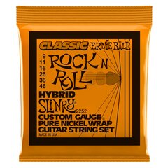 Sähkökitaran kielet Ernie Ball Classic Rock'n'Roll Super Slinky 9-46 hinta ja tiedot | Ernie Ball Kodinkoneet ja kodinelektroniikka | hobbyhall.fi
